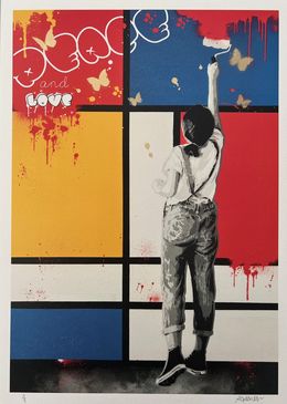 Édition, Mondrian Street incl gold finish (1/1), Alessio-B