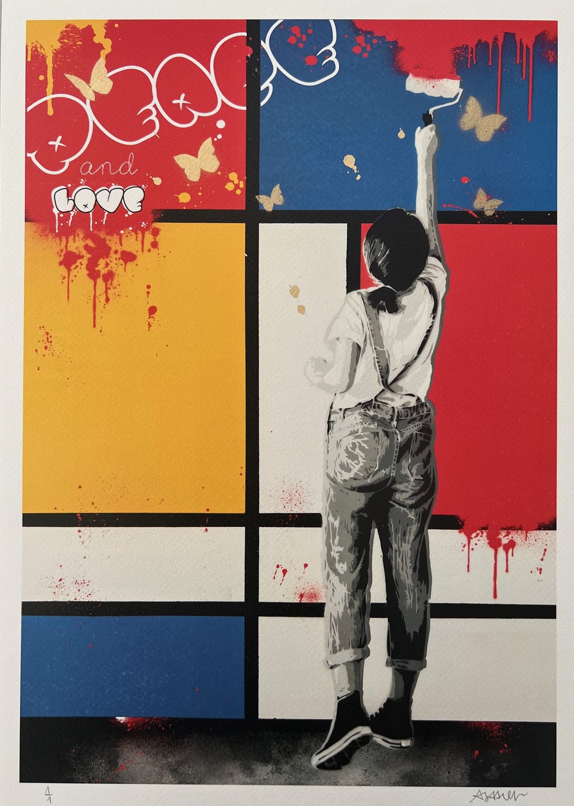 Alessio-B, Mondrian Street incl gold finish (1/1) Alessio-B, Mondrian Street incl gold finish (1/1)