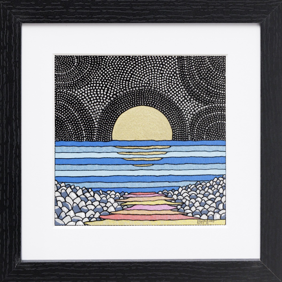 NadhÂme, Ce rêve bleu - Série paysage marin graphique NadhÂme, Ce rêve bleu - Série paysage marin graphique