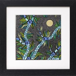 Peinture, Poésie lunaire - Série Nature graphique, NadhÂme