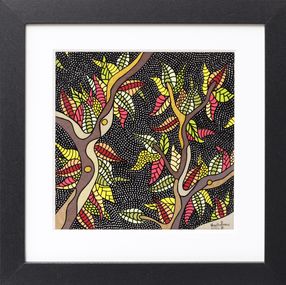Gemälde, Joie d'automne - Série Nature graphique, NadhÂme