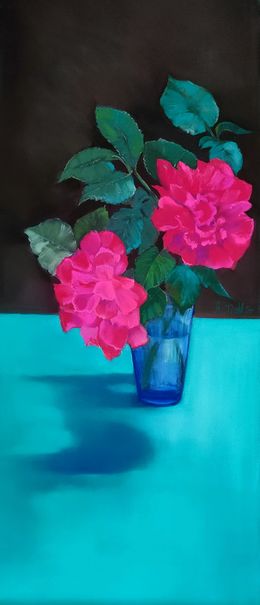 Dessin, Roses du jardin II, Agnès Tiollier