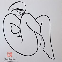 Dessin, Femme enroulée 1, Changzheng Zhu