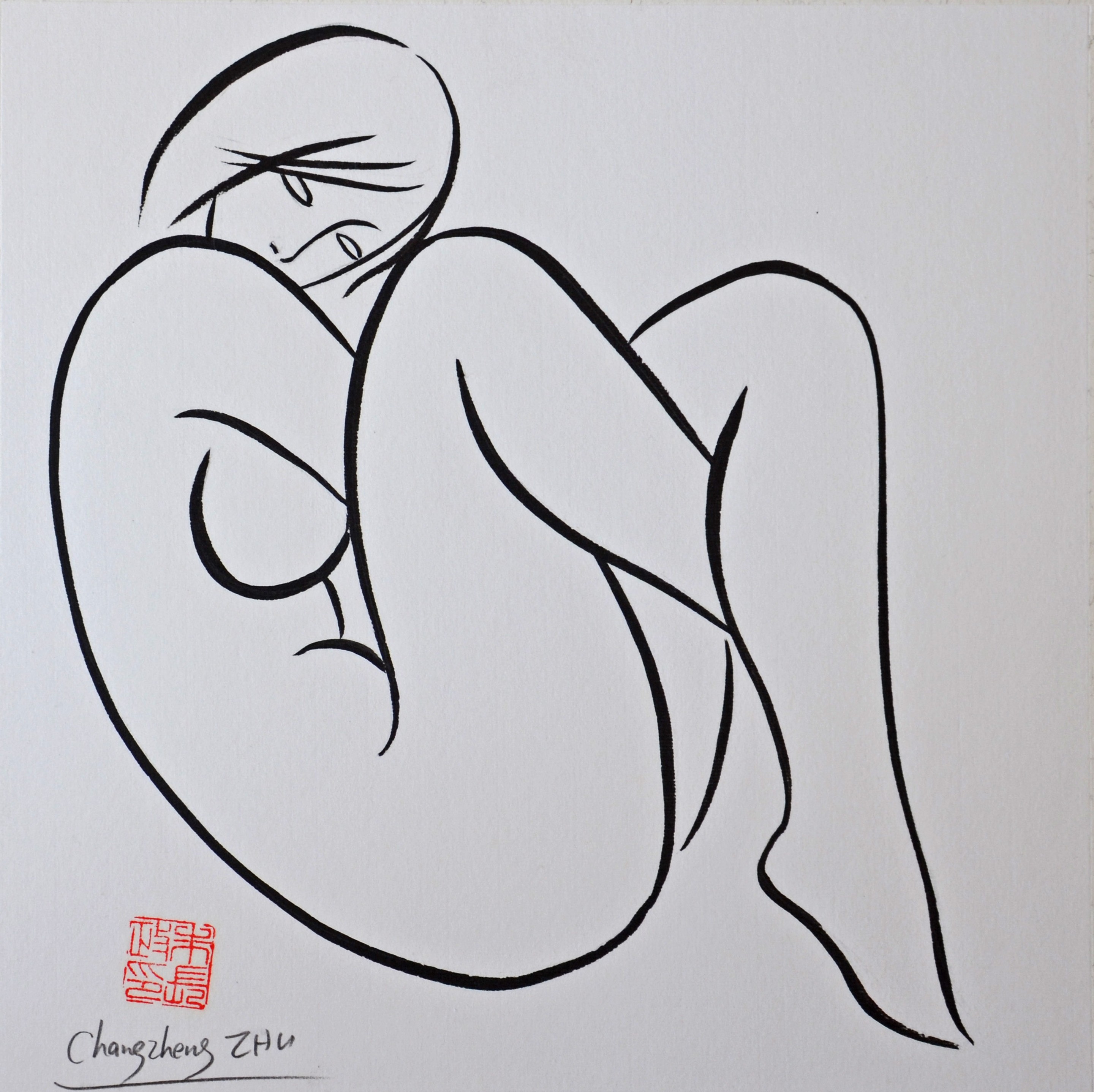 Changzheng Zhu, Femme enroulée 1 Changzheng Zhu, Femme enroulée 1