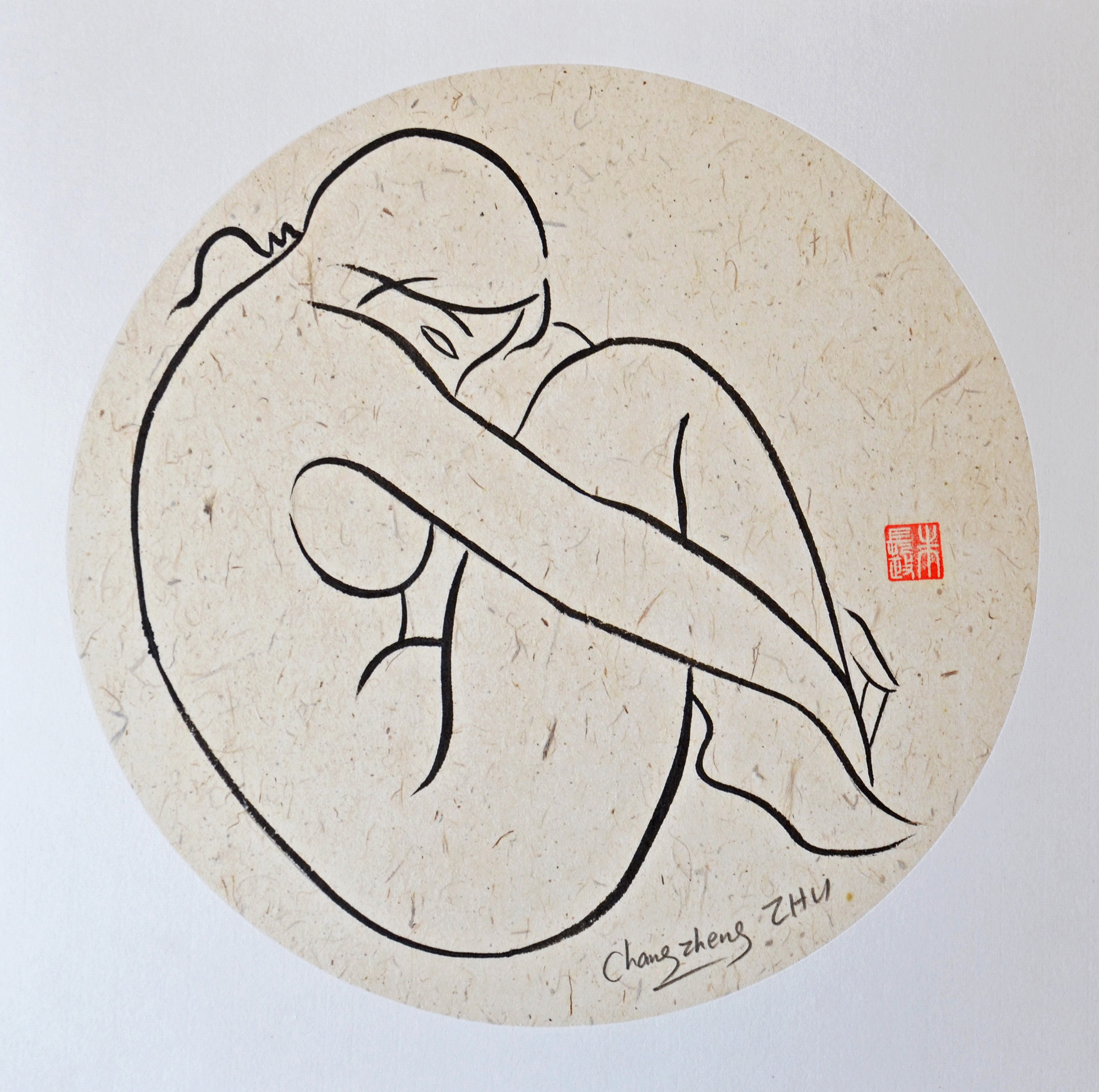 Changzheng Zhu, Femme enroulée 2 Changzheng Zhu, Femme enroulée 2