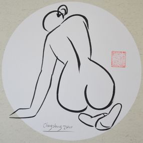 Dessin, Nu de dos, Changzheng Zhu