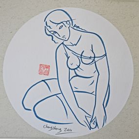 Dessin, Femme assise, Changzheng Zhu