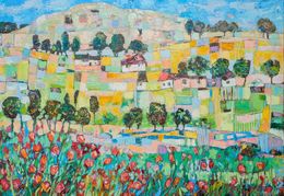 Gemälde, Summer in the Countryside, Ania Pieniazek