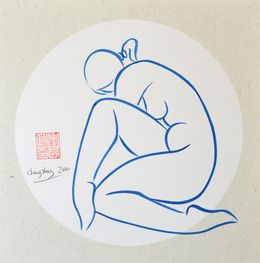Dessin, Nu de profil, Changzheng Zhu