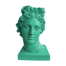 Sculpture, Apolo Green. Head Sculpture. From the series Apolo, Paloma Castello