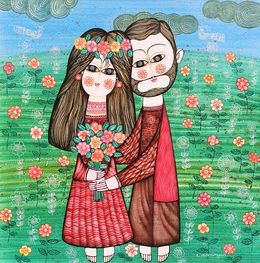 Painting, Love Hearts, Armen Vahramyan