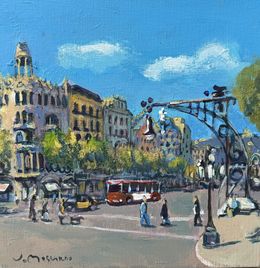 Peinture, Passeig de Gràcia, Barcelona, Josep Moscardó