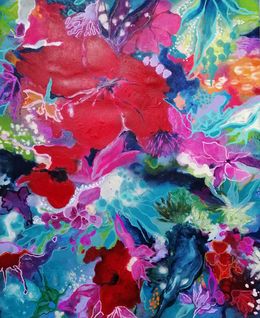 Peinture, Coquelicot, Irene Mahon