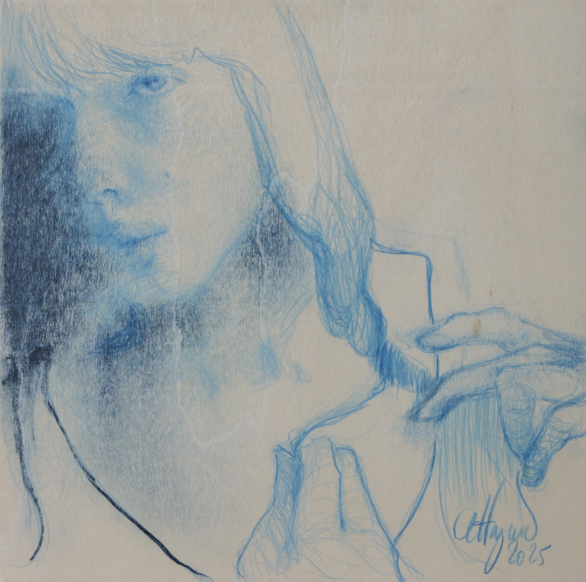 Affagard, #37 Lina - Série: Woman on wood, portrait de femme Affagard, #37 Lina - Série: Woman on wood, portrait de femme