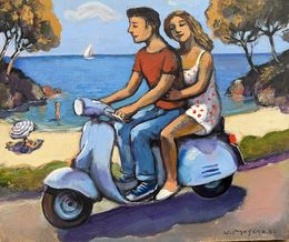 Painting, Vespa, Josep Moscardó