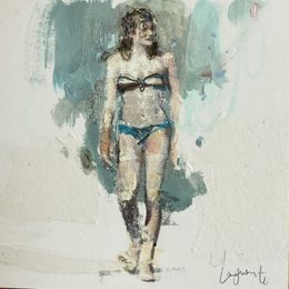 Gemälde, Serie vidas minúsculas 14, Marta Lafuente
