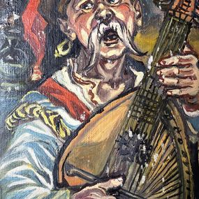 Peinture, Cossack with a bandura, Alexander Litvinov
