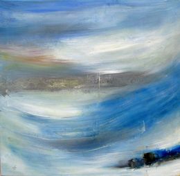Painting, Un ciel, Pascale Jacquemond-Collet