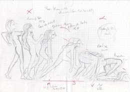 Fine Art Drawings, Through the week, Gabrielle Rul