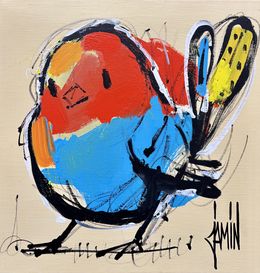 Painting, Bird, David Jamin