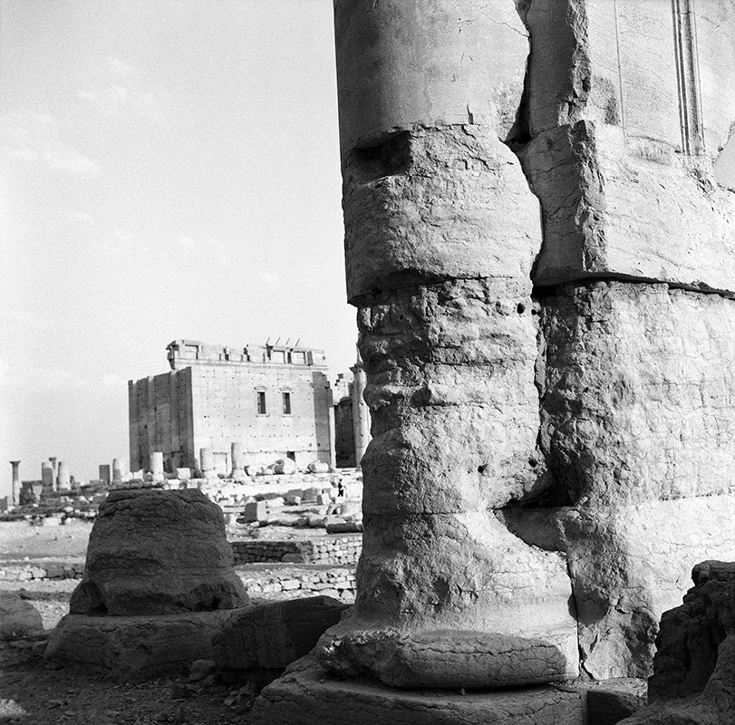 Michel Eisenlohr, Palmyre, temple de Bêl Michel Eisenlohr, Palmyre, temple de Bêl