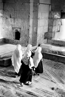 Photographie, Citadelle d’Alep, religieuses, Michel Eisenlohr