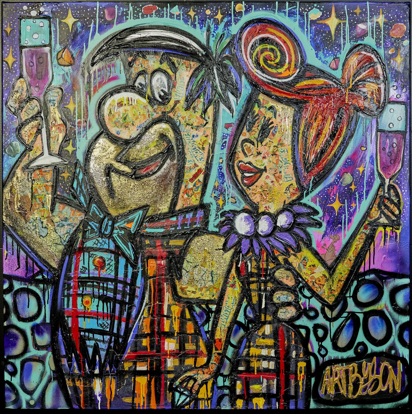 Art By Son, Flinstones Art By Son, Flinstones