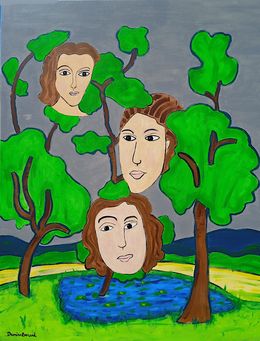 Peinture, Women no cry, Damien Berrard