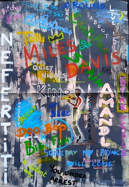 Painting, Miles Davis, Damien Berrard