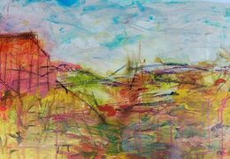 Painting, Where I wake, Frank den Os