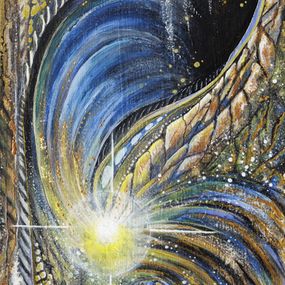 Painting, Les méandres du temps - Abstraction fantastique, Dalent