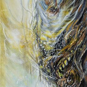 Painting, Régénération, Hymne à la Nature - Abstraction fantastique, Dalent