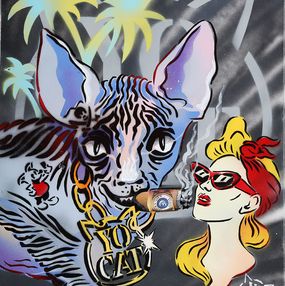 Peinture, Autoportrait YoCat, YoCat