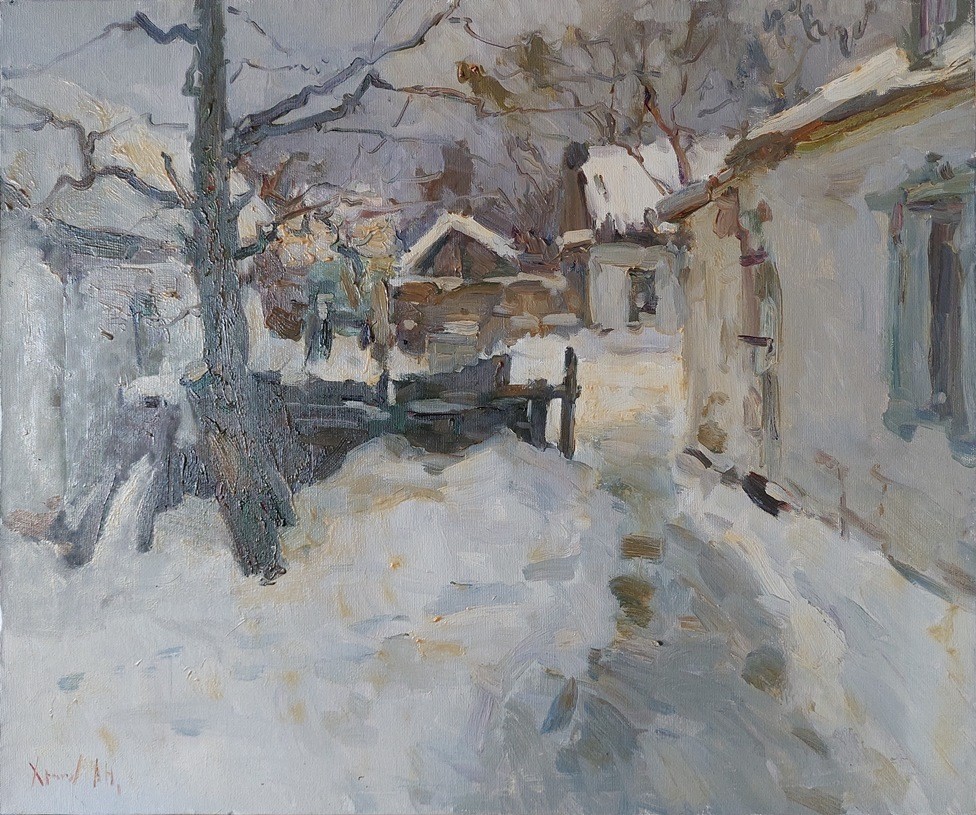 Oleksandr Khrapachov, Courtyard. Poltava region Oleksandr Khrapachov, Courtyard. Poltava region