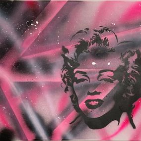 Painting, Pink Monroe, Bubble