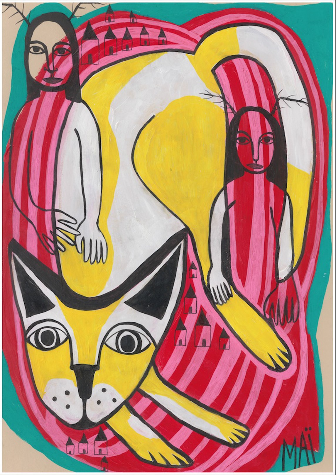 Maï, Chat jaune Maï, Chat jaune