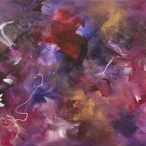 Painting, Violets and Pinks, Paresh Nrshinga