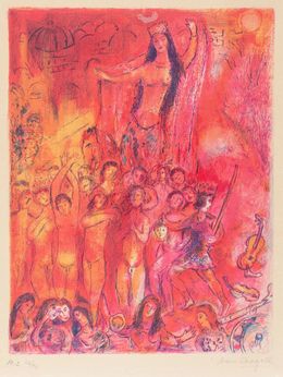 Édition, They were in Forty Pairs, Thus Numbering Fourscore.., from Four Tales from the Arabian Nights, Marc Chagall