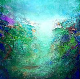 Painting, Watery Mist, Photini Christiforou