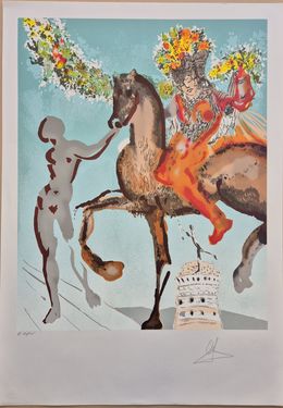 Print, New Jerusalem from The Harbinger, Salvador Dali