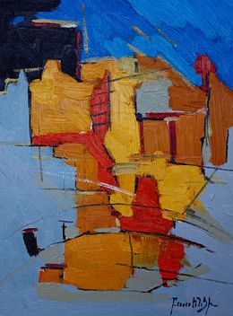 Peinture, Golden Fragments, Artyom Basenci