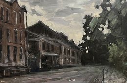 Peinture, Old town, Volodymyr Pashchenko