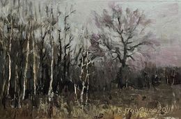 Peinture, Fallen forest, Volodymyr Pashchenko