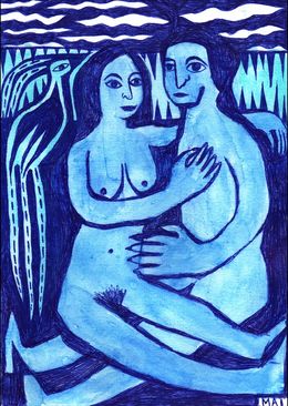 Dessin, L'instant bleu, Maï