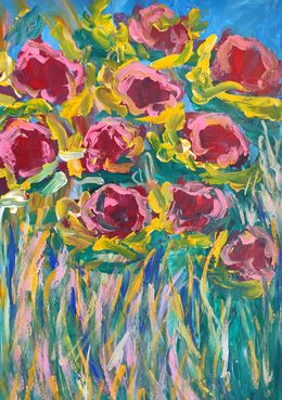 Pintura, In the garden of the roses, Natalya Mougenot