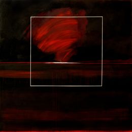 Peinture, Tornade et carré n°1, Corine Sylvia Congiu
