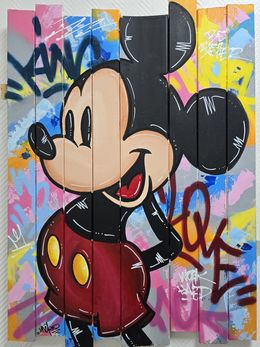 Painting, OG Mickey - In the City, Nacks