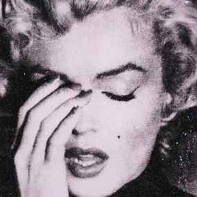 Pintura, Marilyn Crying (Polaris Pink), Russell Young