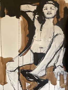 Fine Art Drawings, Witchy Lover, Laurent Anastay-Ponsolle