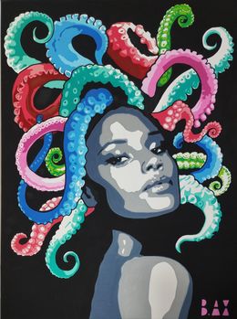 Peinture, Medusa Octopus, B.AX